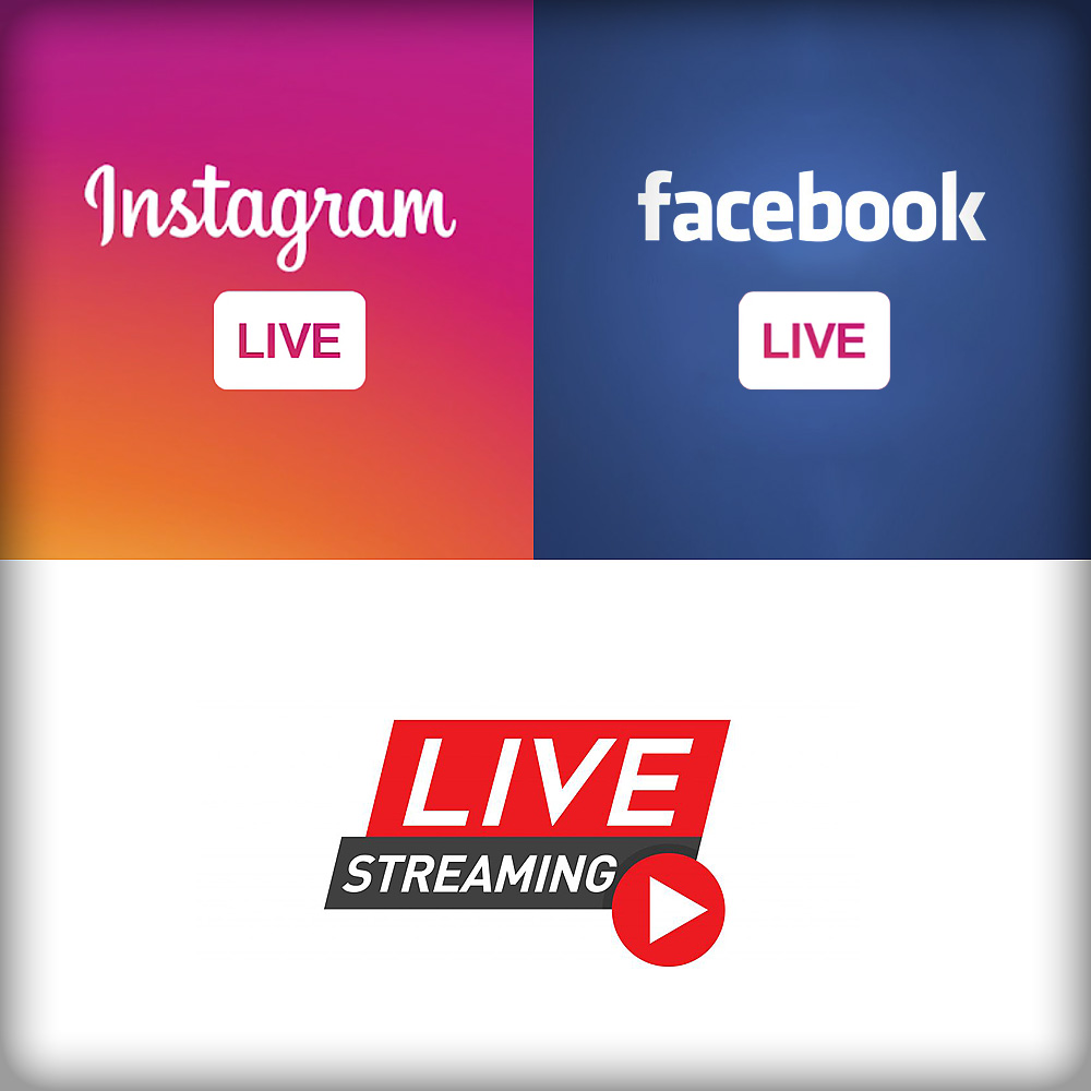 facebook live instagram live youtube streaming