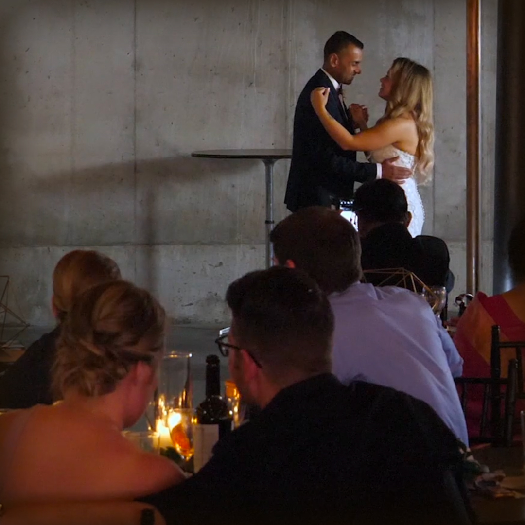 Private custom webpage for wedding livestream viewers